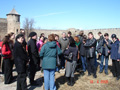 Наша группа осматривает Ивангородскую крепость