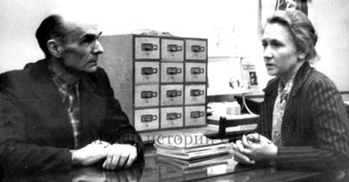 Профессор К.Б.Виноградов и Н.П.Евдокимова, 1960-е гг.