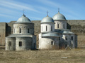 Nicolskaya and Uspenskaya churches inside the area of Ivangorod fortress